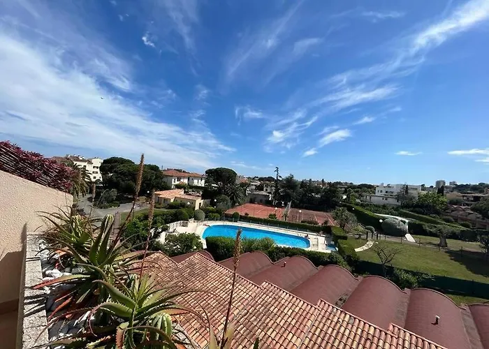 Appartement 4 Personnes Antibes Mer, Piscine, Parking, Tennis, Wifi