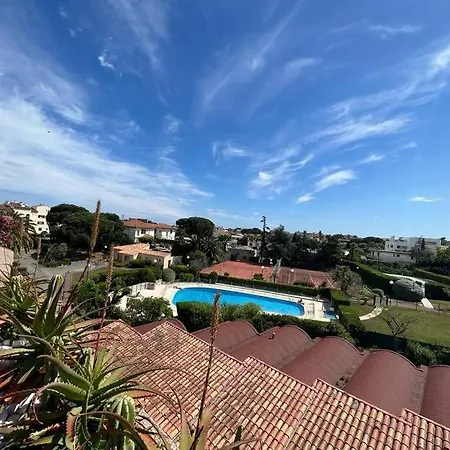 Appartement 4 Personnes Antibes Mer, Piscine, Parking, Tennis, Wifi Exterior foto