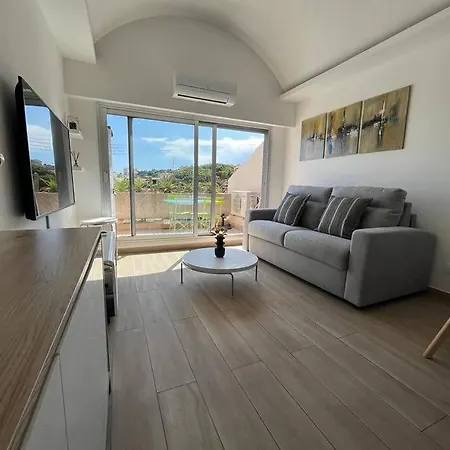 Appartement 4 Personnes Antibes Mer, Piscine, Parking, Tennis, Wifi Exterior foto