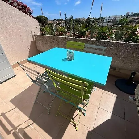 Appartement 4 Personnes Antibes Mer, Piscine, Parking, Tennis, Wifi Exterior foto
